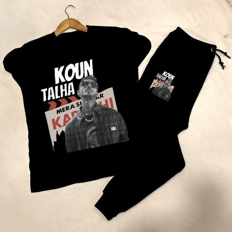 KAUN TALHA PRINTED TRACKSUITS