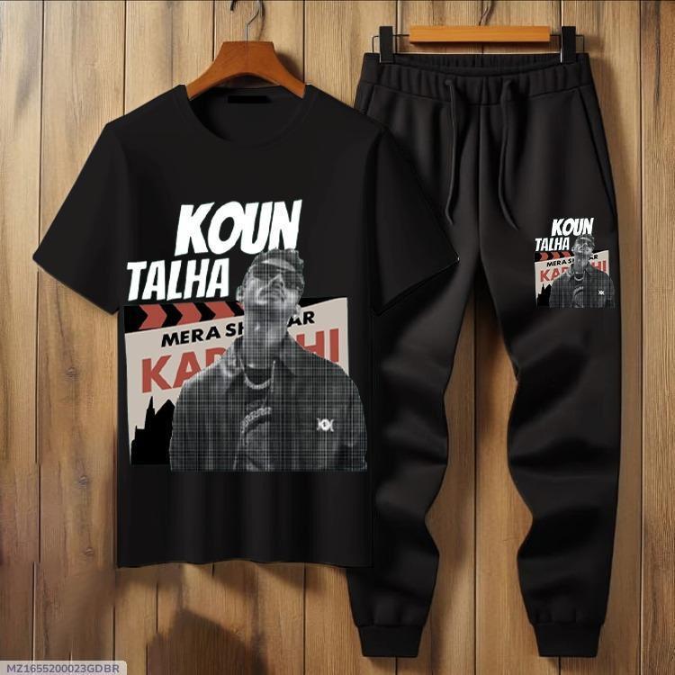 KAUN TALHA PRINTED TRACKSUITS