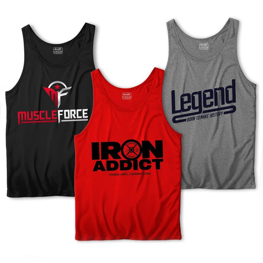 MENS PRINTED SANDO TANKS