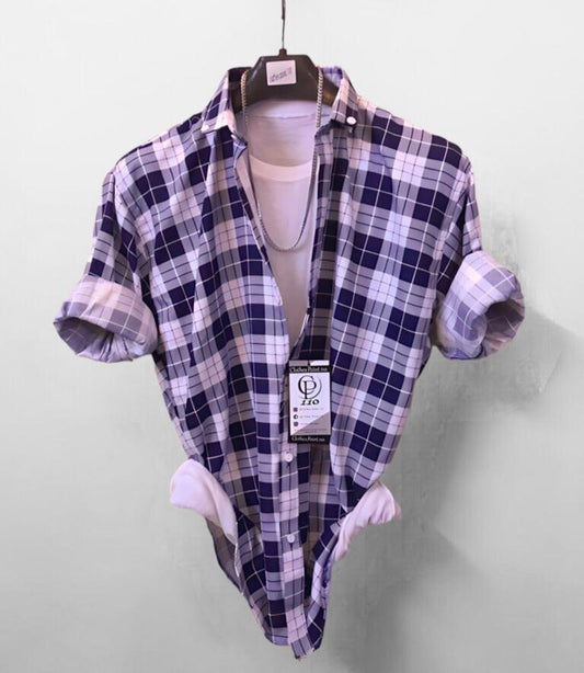 COTTON CHECK SHIRT